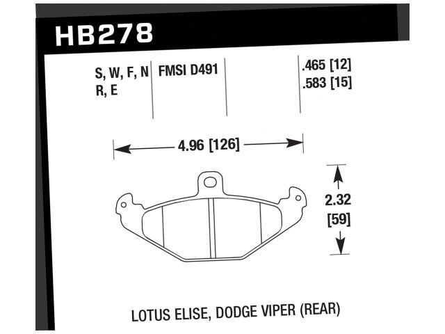 Hawk Disc Brake Pad