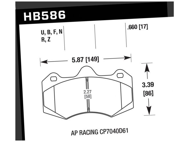 Hawk Disc Brake Pad
