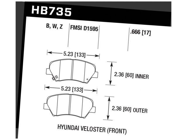 Hawk Disc Brake Pad
