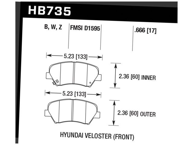 Hawk Disc Brake Pad