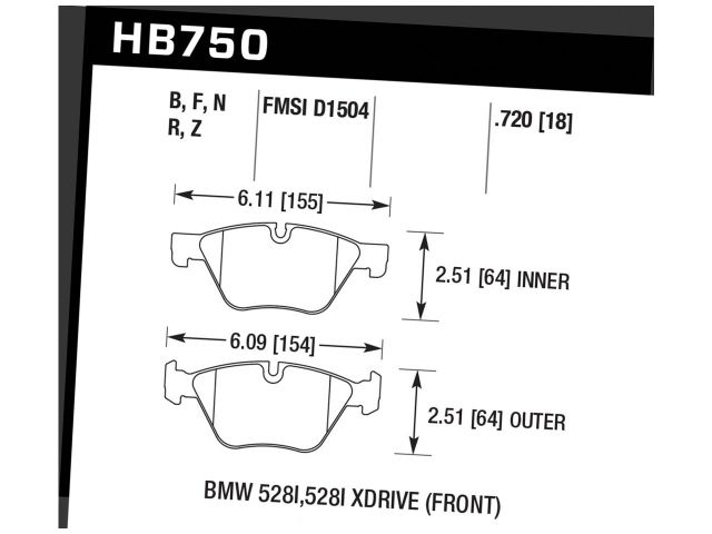Hawk Disc Brake Pad