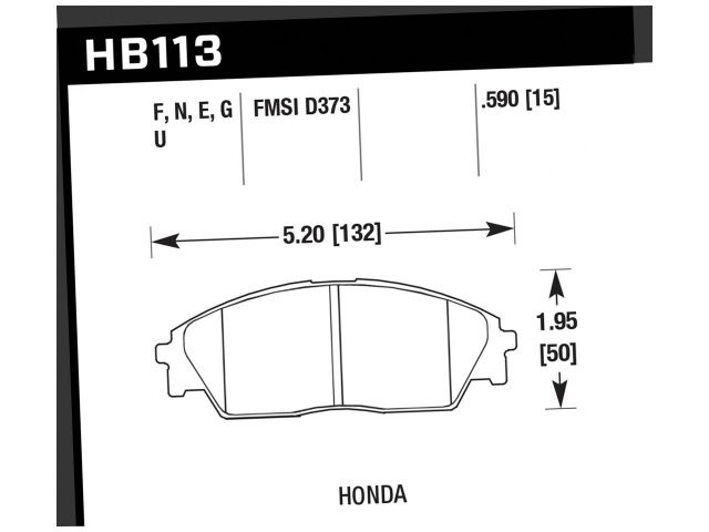Hawk Disc Brake Pad