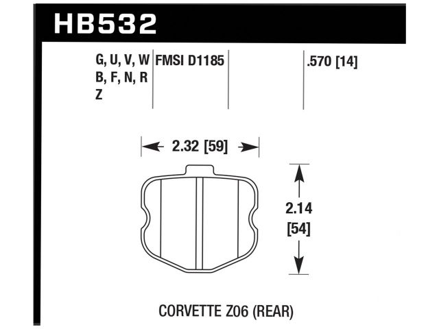 Hawk Disc Brake Pad