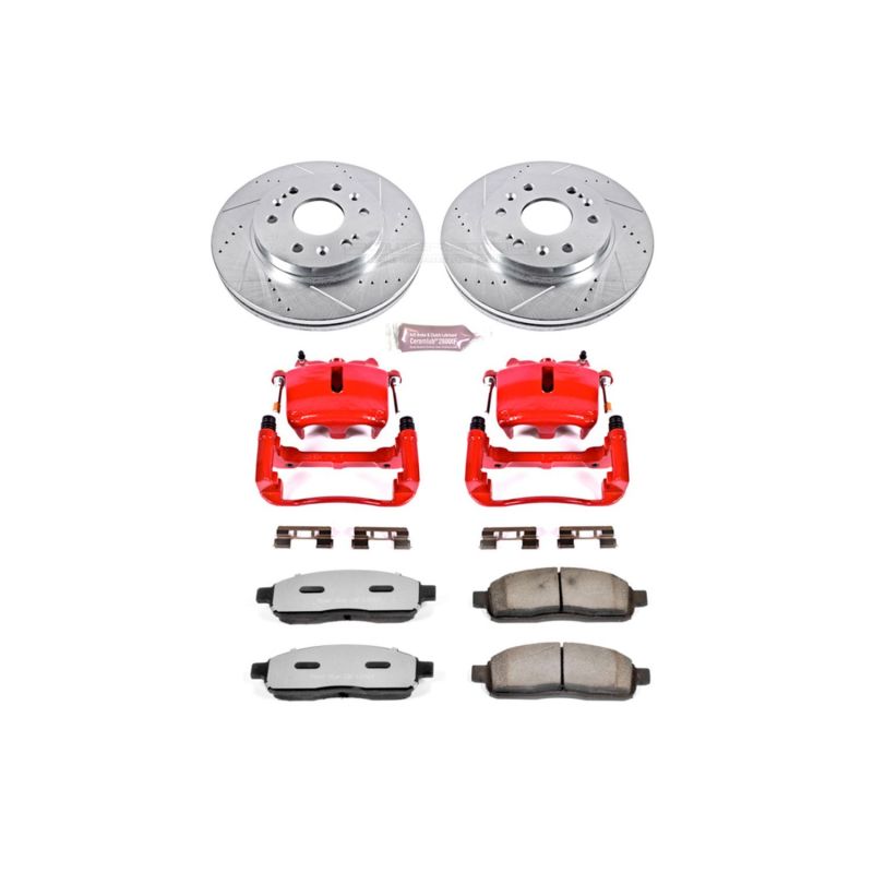 PowerStop PSB Z36 Truck & Tow Kit w/Cals Brakes, Rotors & Pads Brake Kits - Performance D&S main image