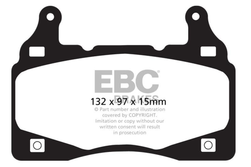 EBC Brakes Orangestuff Full Race Brake Pads DP91895 Main Image