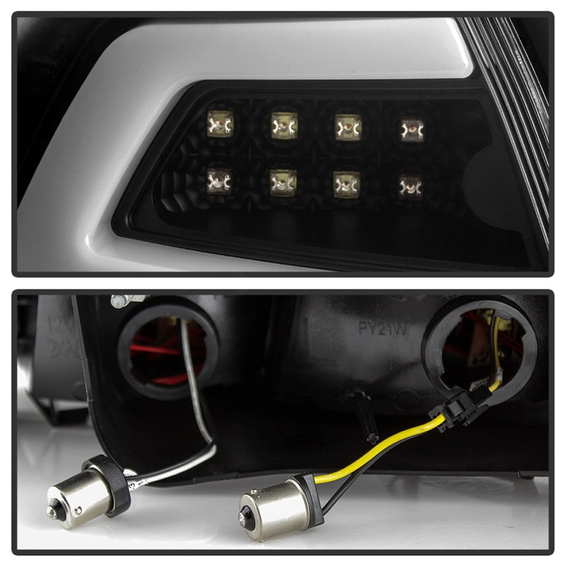 Spyder 08-09 Pontiac G8 Version 2 Light Bar LED Tail Lights - Black - ALT-YD-PG808V2-LB-BK 5086068