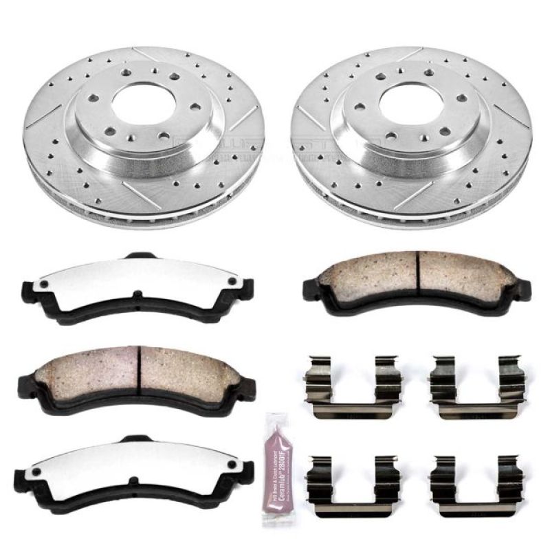 PowerStop PSB Z36 Truck & Tow Kit Brakes, Rotors & Pads Brake Kits - Performance D&S main image