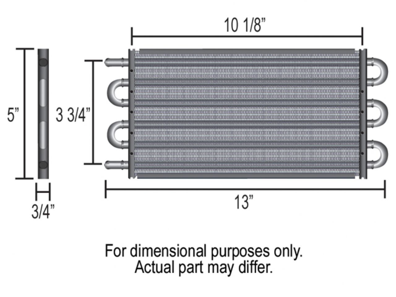 Derale Dyno-Cool Aluminum Trans Cooler