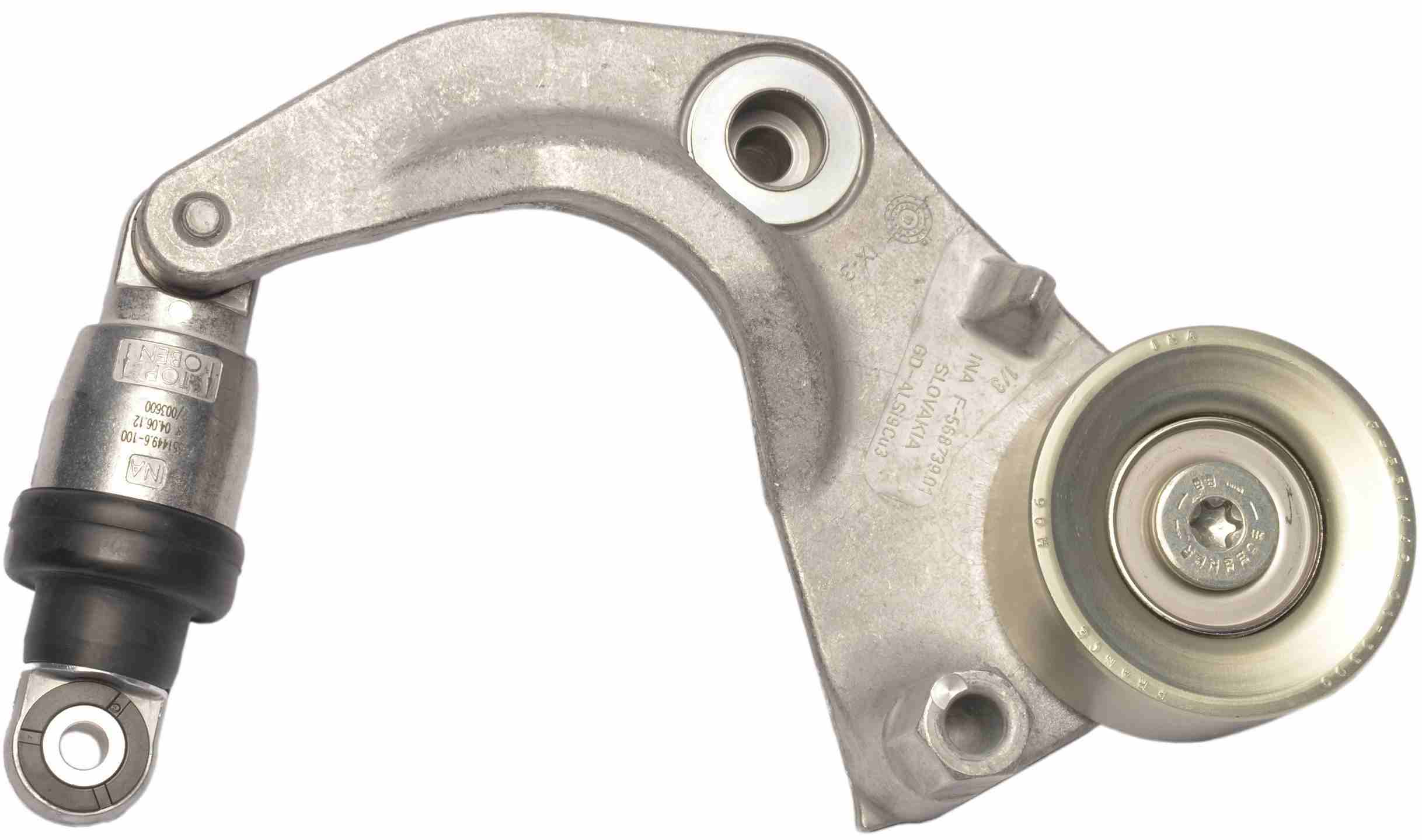 Continental Accessory Drive Belt Tensioner Assembly  top view frsport 49470