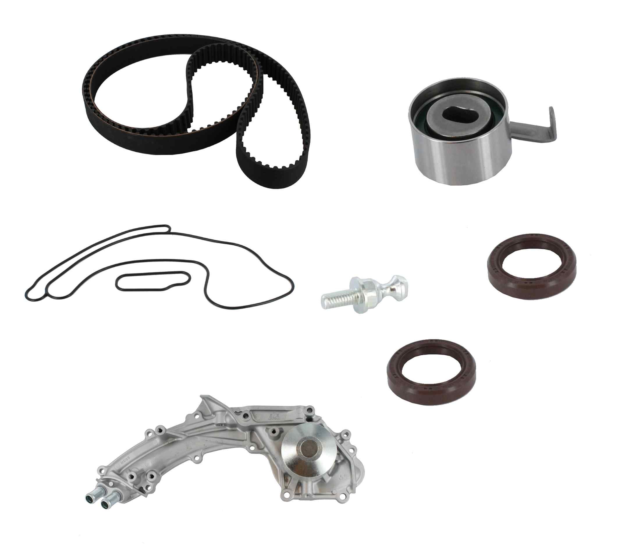 Continental Engine Timing Belt Kit with Water Pump  top view frsport PP193LK1