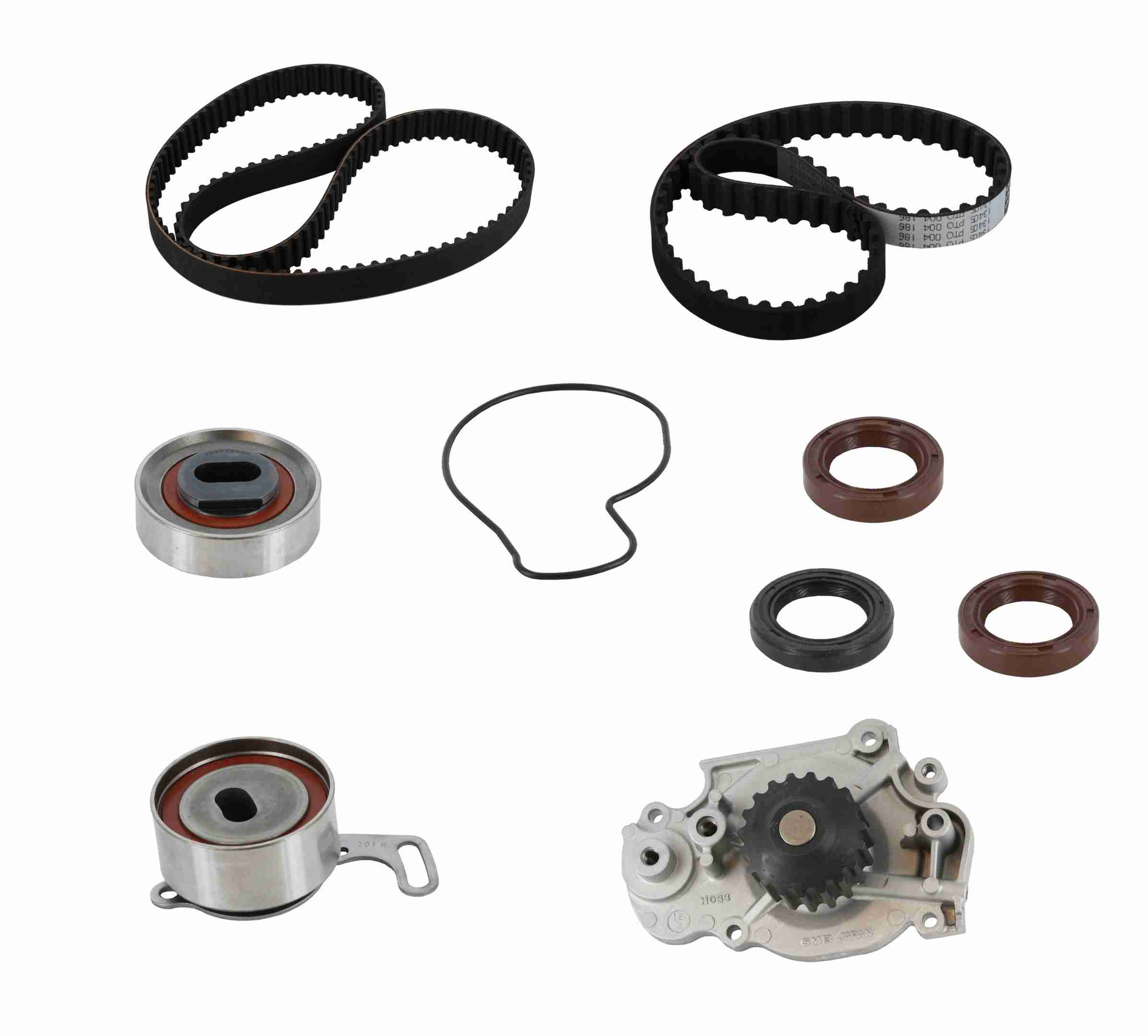 Continental Engine Timing Belt Kit with Water Pump  top view frsport PP216-186LK1