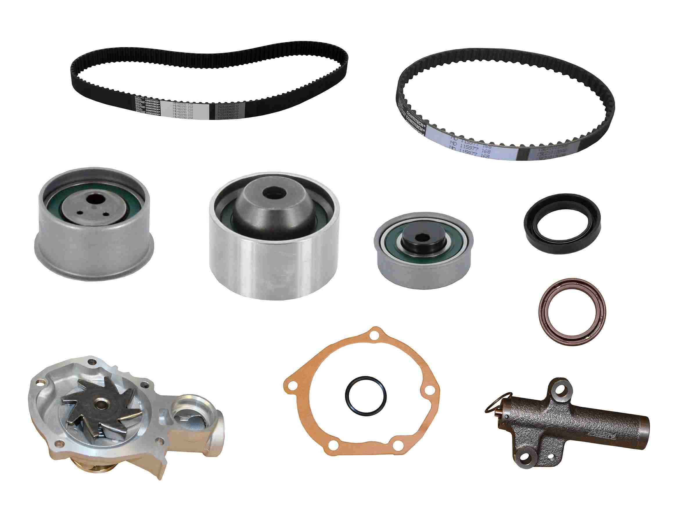 continental engine timing belt kit with water pump  frsport pp232-168lk3