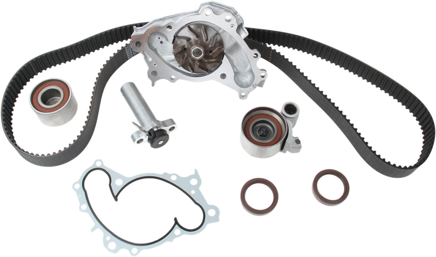 continental engine timing belt kit with water pump  frsport pp257lk3