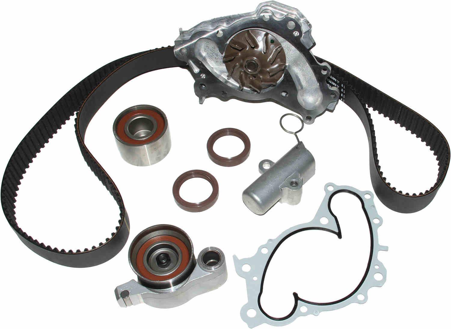 continental engine timing belt kit with water pump  frsport pp257lk4