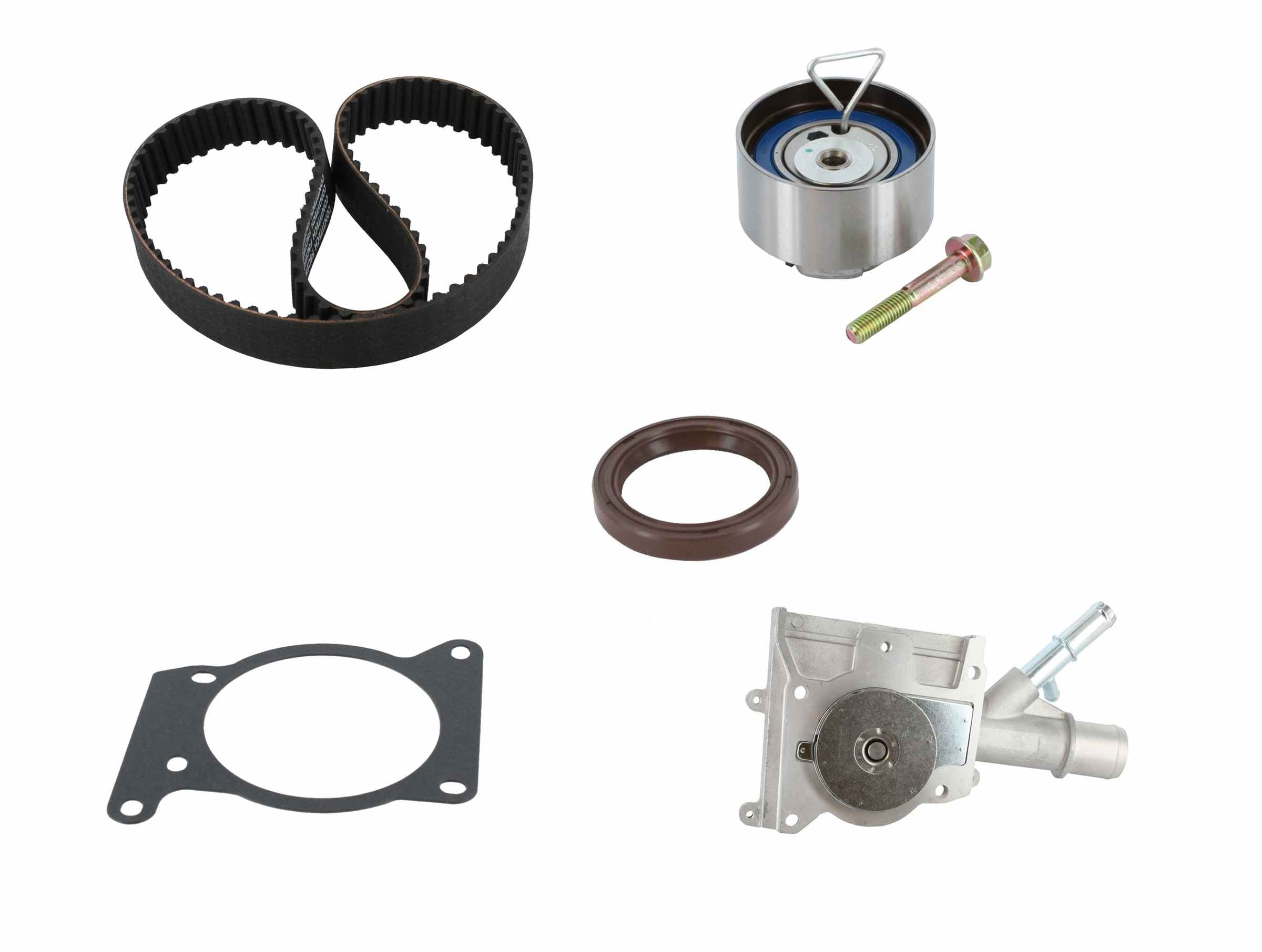 Continental Engine Timing Belt Kit with Water Pump  top view frsport PP283LK4