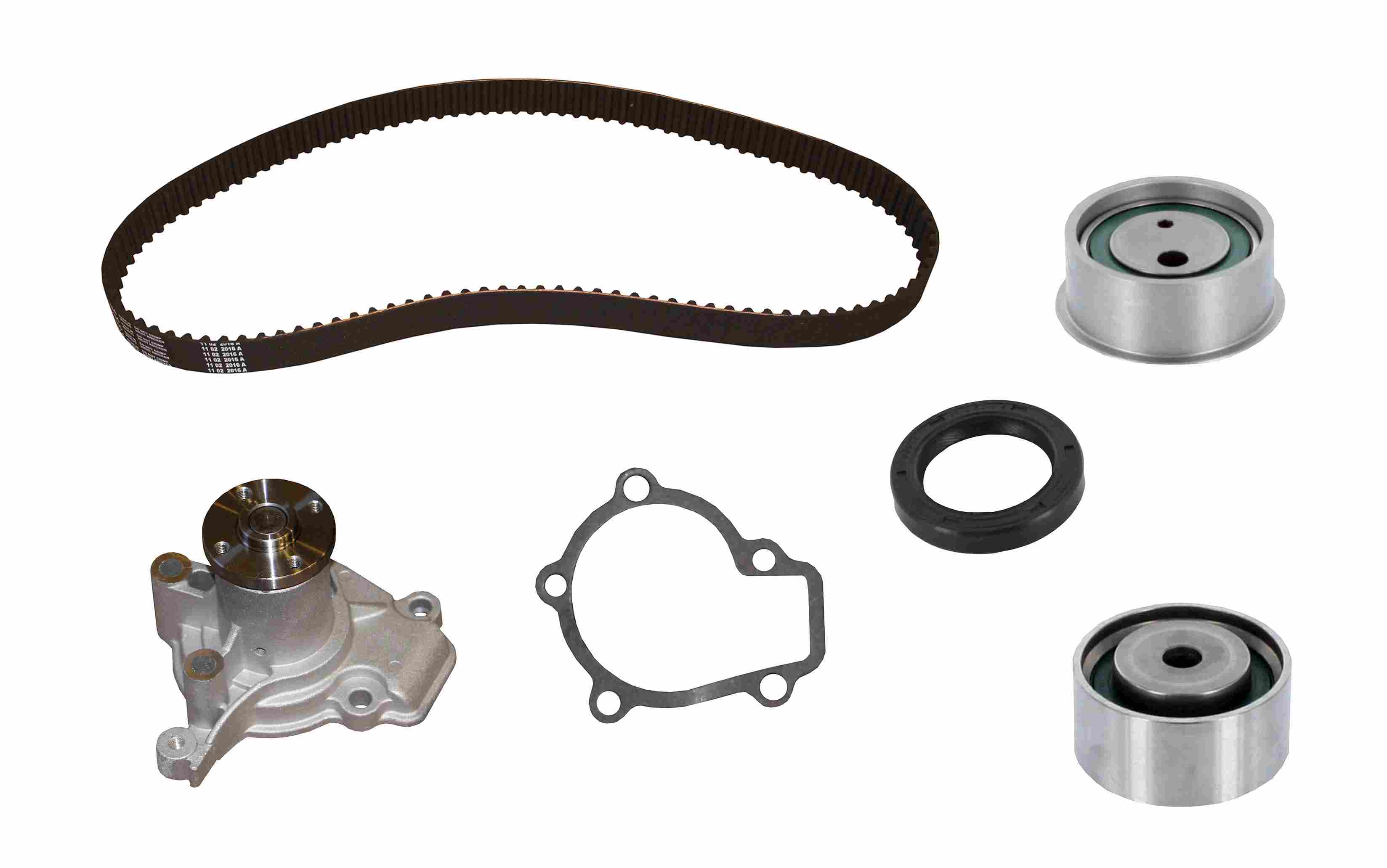 Continental Engine Timing Belt Kit with Water Pump  top view frsport PP284LK1