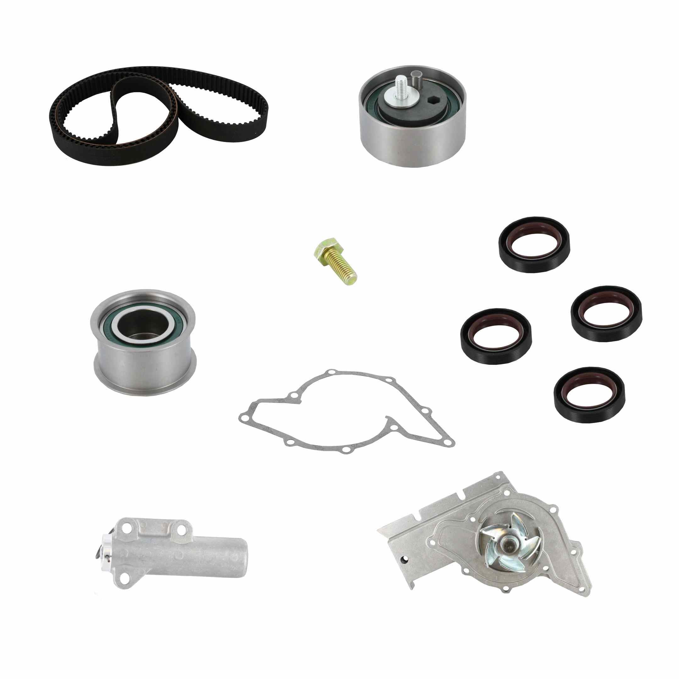 continental engine timing belt kit with water pump  frsport pp297lk1-mi