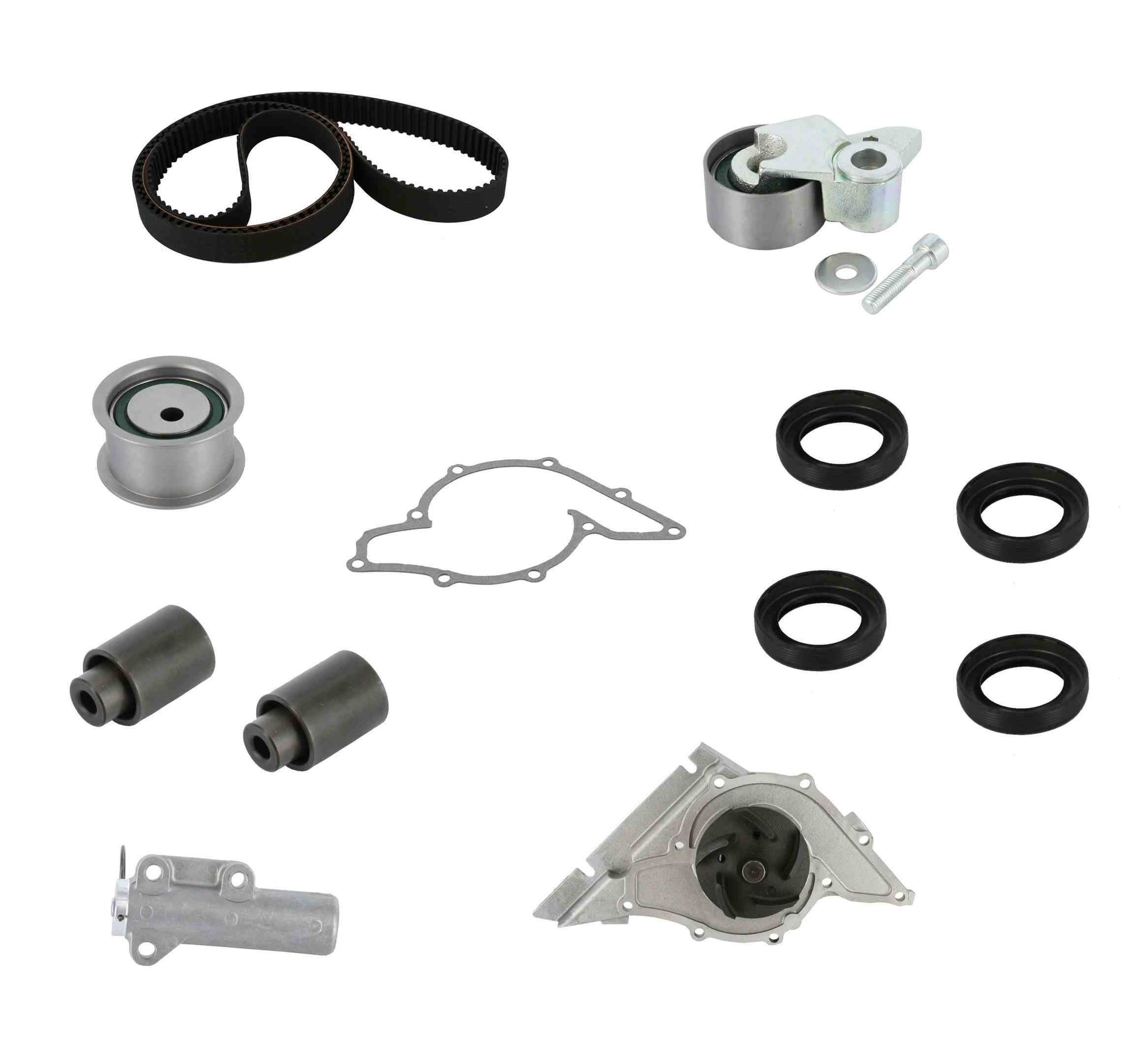 continental engine timing belt kit with water pump  frsport pp297lk3