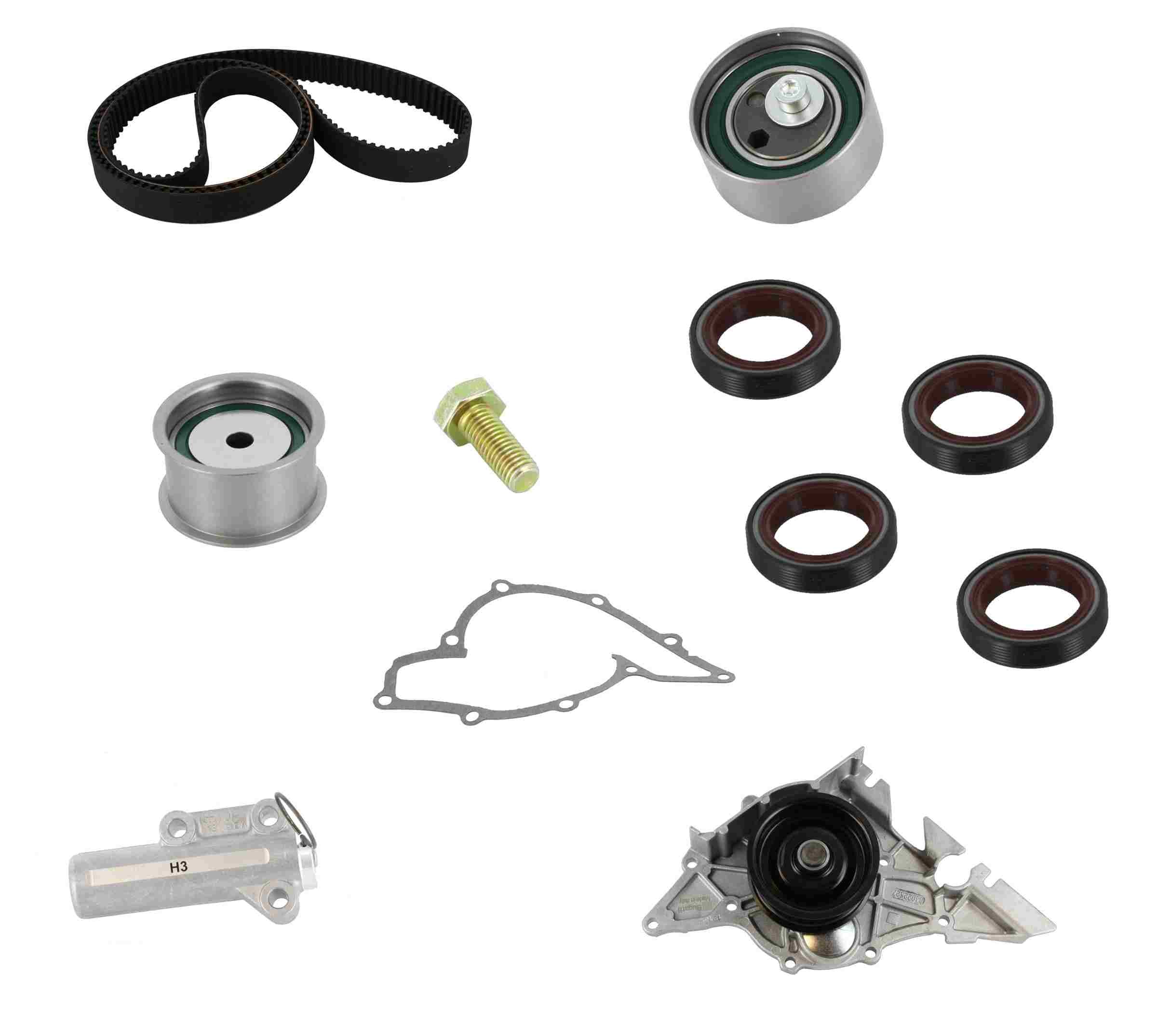 Continental Engine Timing Belt Kit with Water Pump  top view frsport PP297LK6