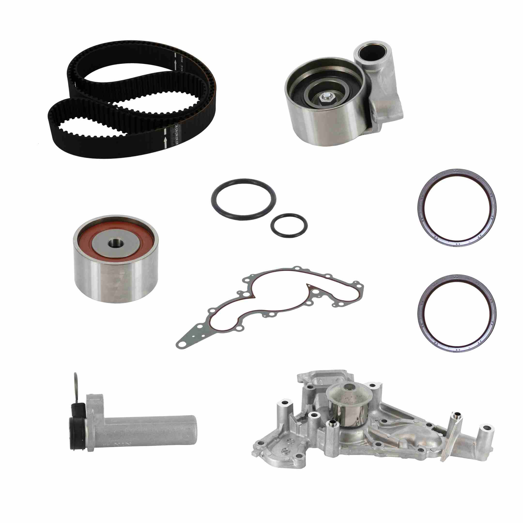 Continental Engine Timing Belt Kit with Water Pump  top view frsport PP298LK2