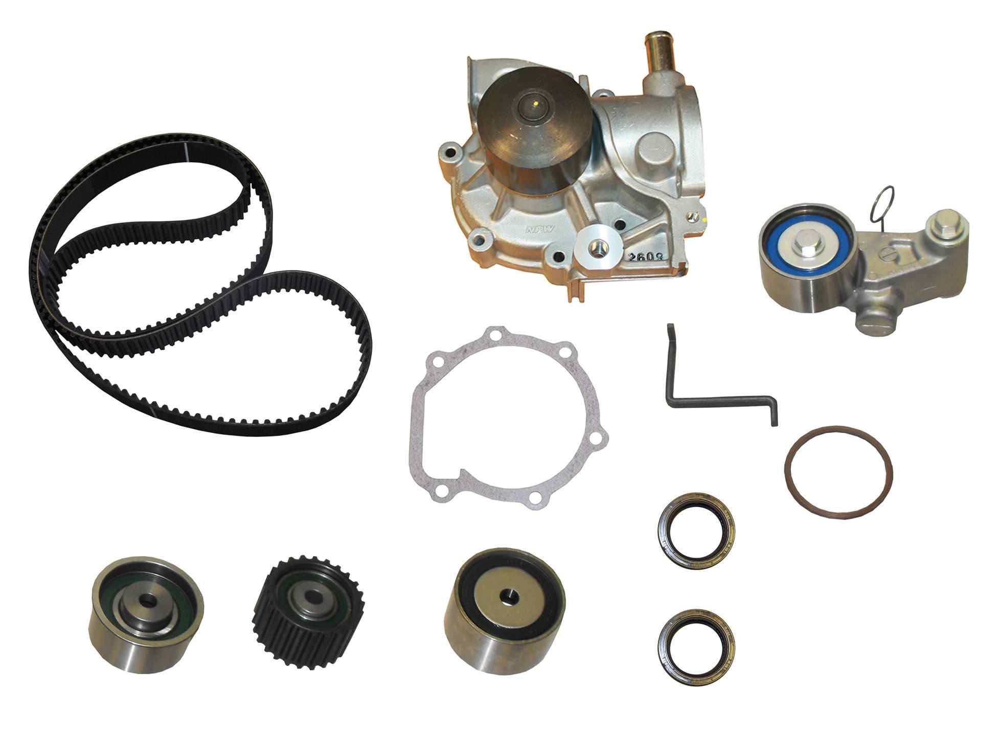 Continental Engine Timing Belt Kit with Water Pump  top view frsport PP307LK1