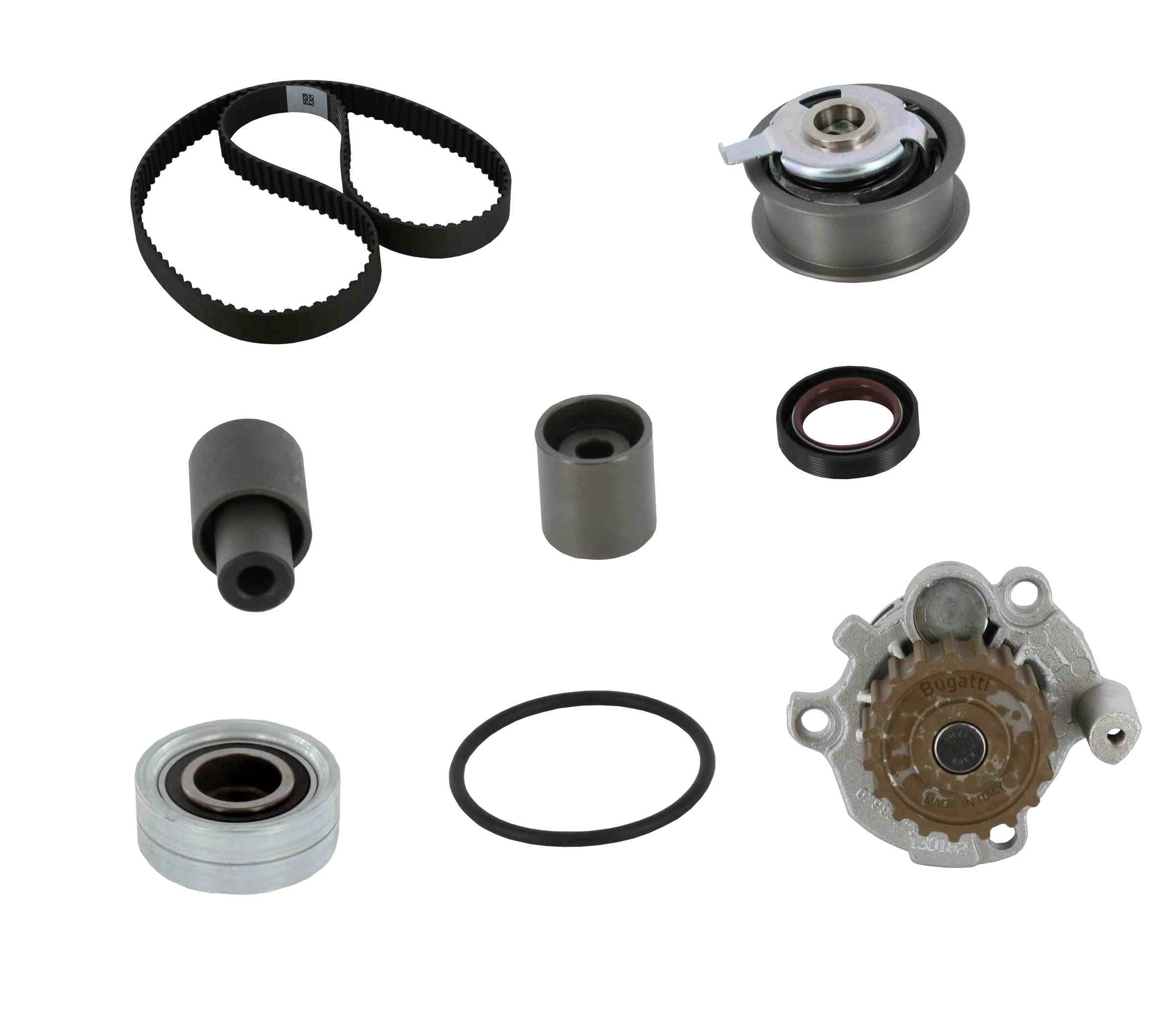 continental engine timing belt kit with water pump  frsport pp321lk2-mi