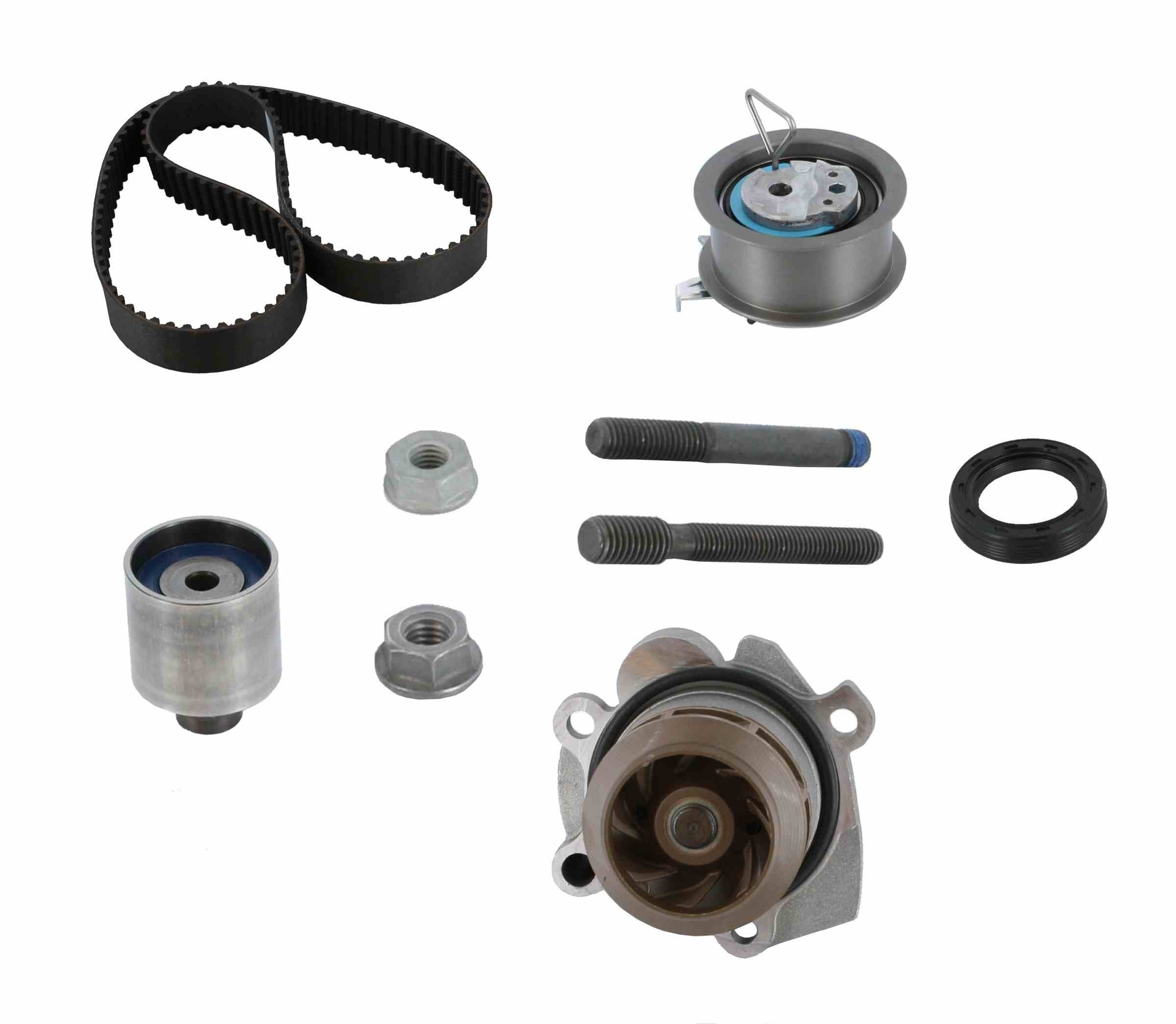 Continental Engine Timing Belt Kit with Water Pump  top view frsport PP333LK2