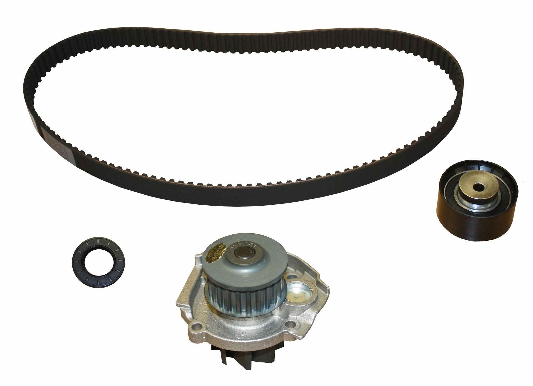 Continental Engine Timing Belt Kit with Water Pump  top view frsport PP345LK1