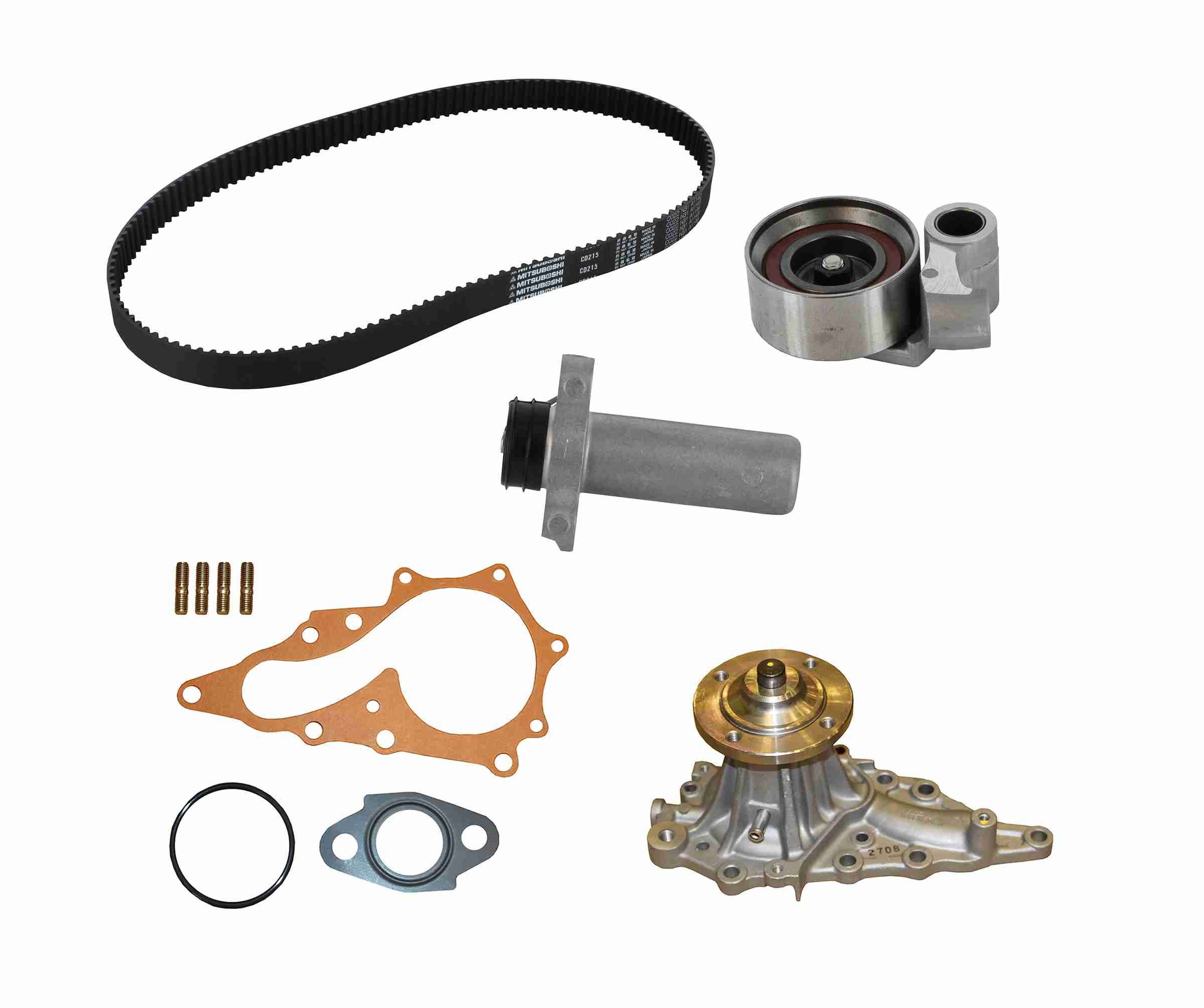 Continental Engine Timing Belt Kit with Water Pump  top view frsport TB215LK1