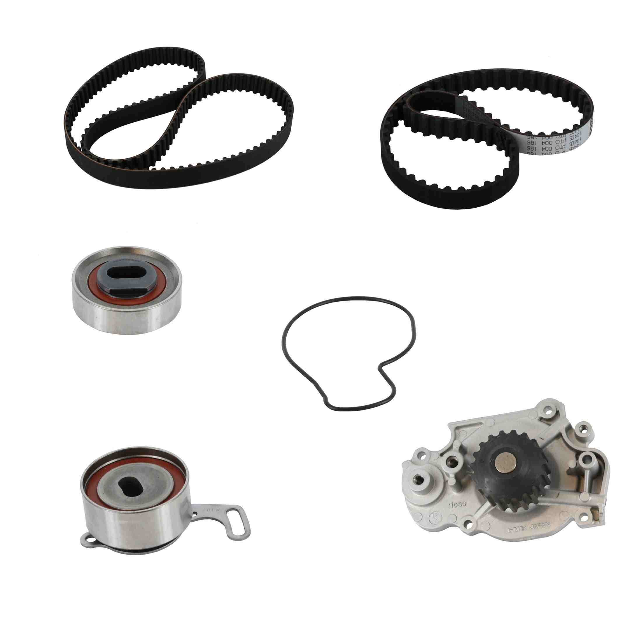 Continental Engine Timing Belt Kit with Water Pump  top view frsport TB216-186LK1