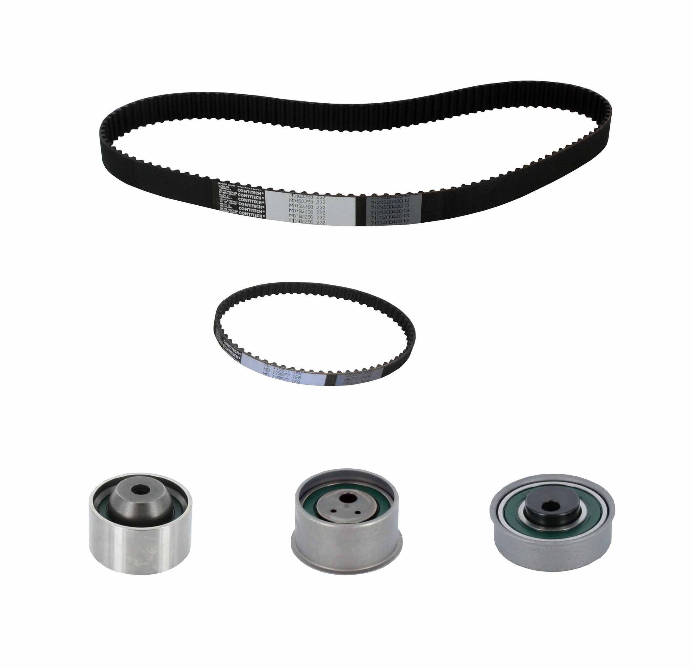 continental engine timing belt kit  frsport tb232-168k2