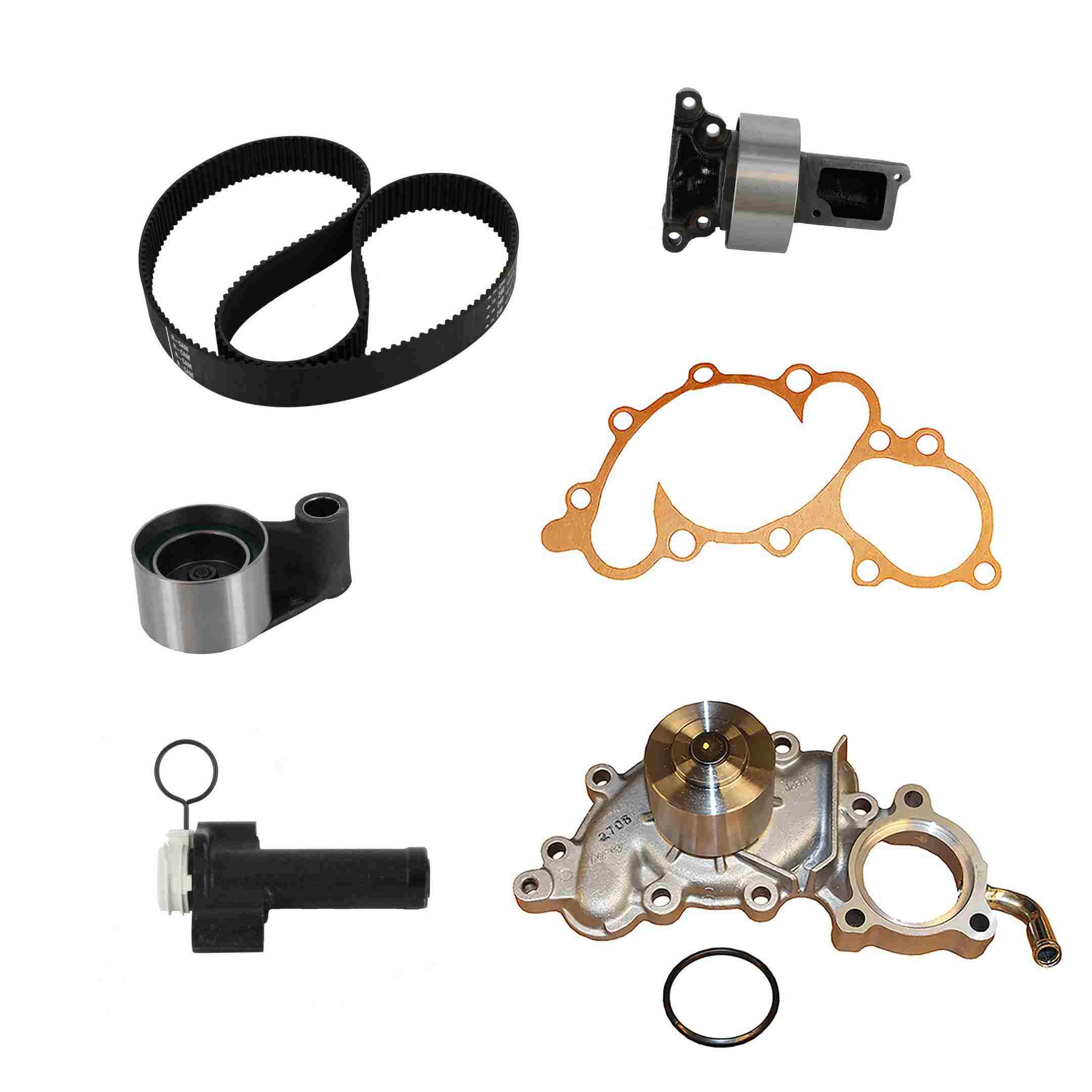 Continental Engine Timing Belt Kit with Water Pump  top view frsport TB240LK1