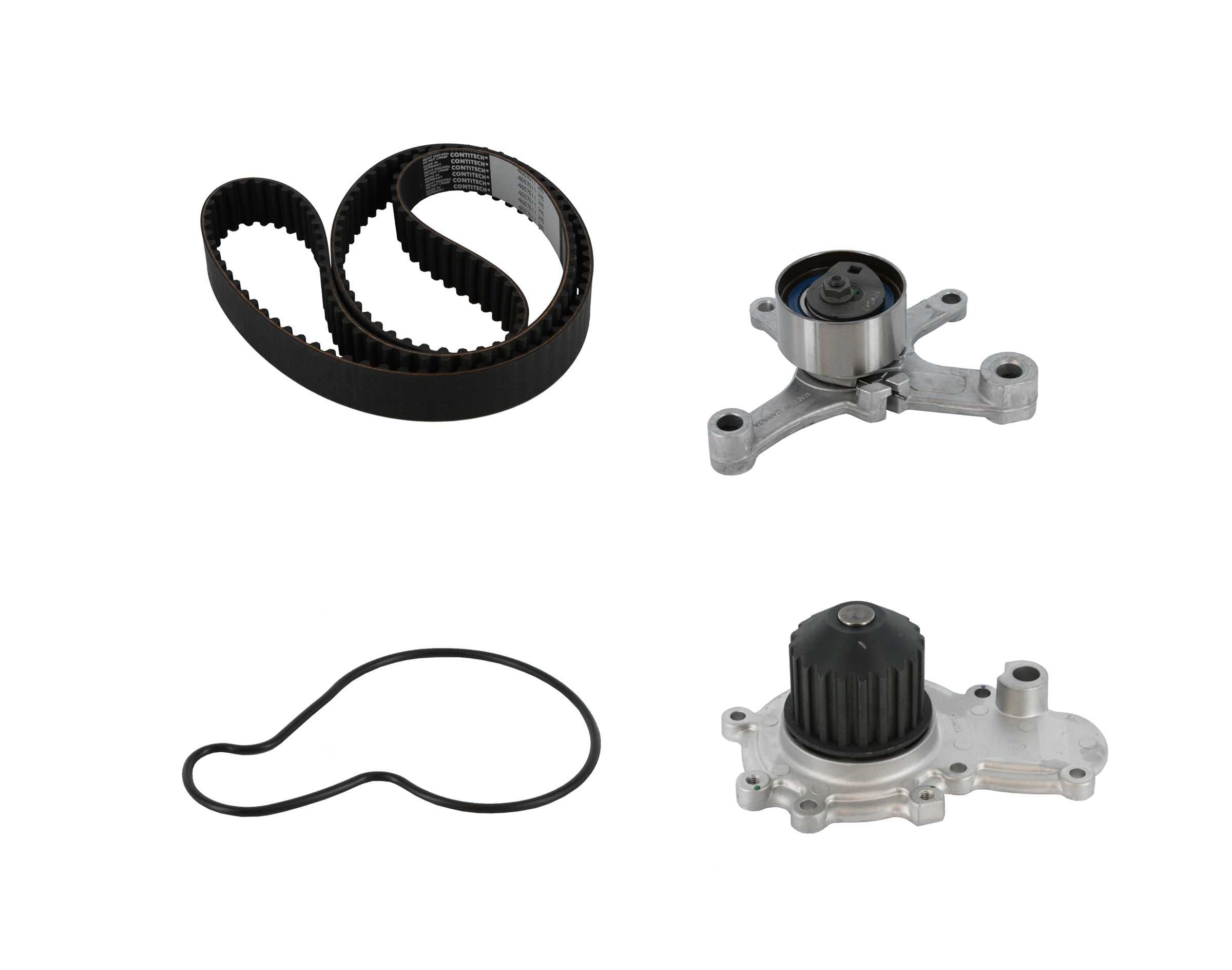 Continental Engine Timing Belt Kit with Water Pump  top view frsport TB245LK1