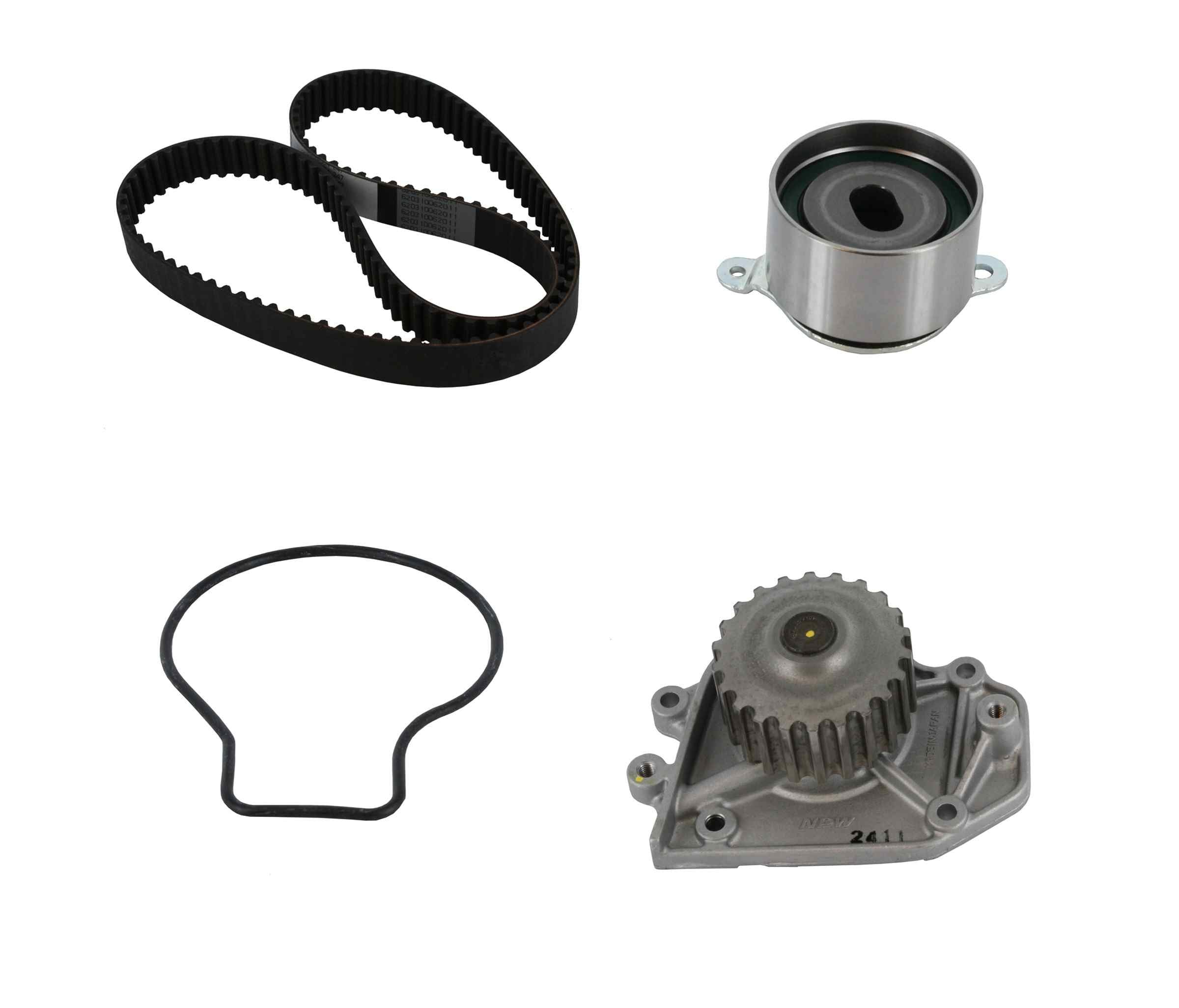 Continental Engine Timing Belt Kit with Water Pump  top view frsport TB247LK1