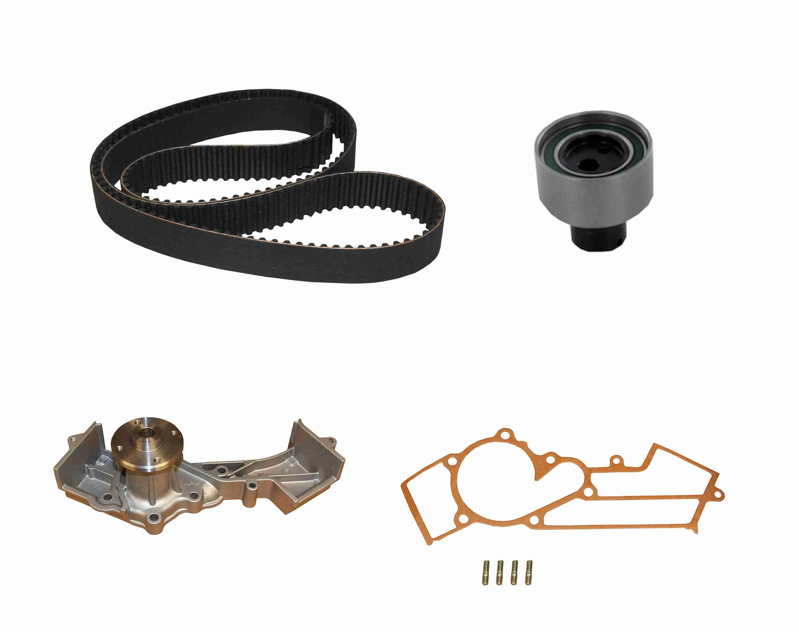 Continental Engine Timing Belt Kit with Water Pump  top view frsport TB249LK4