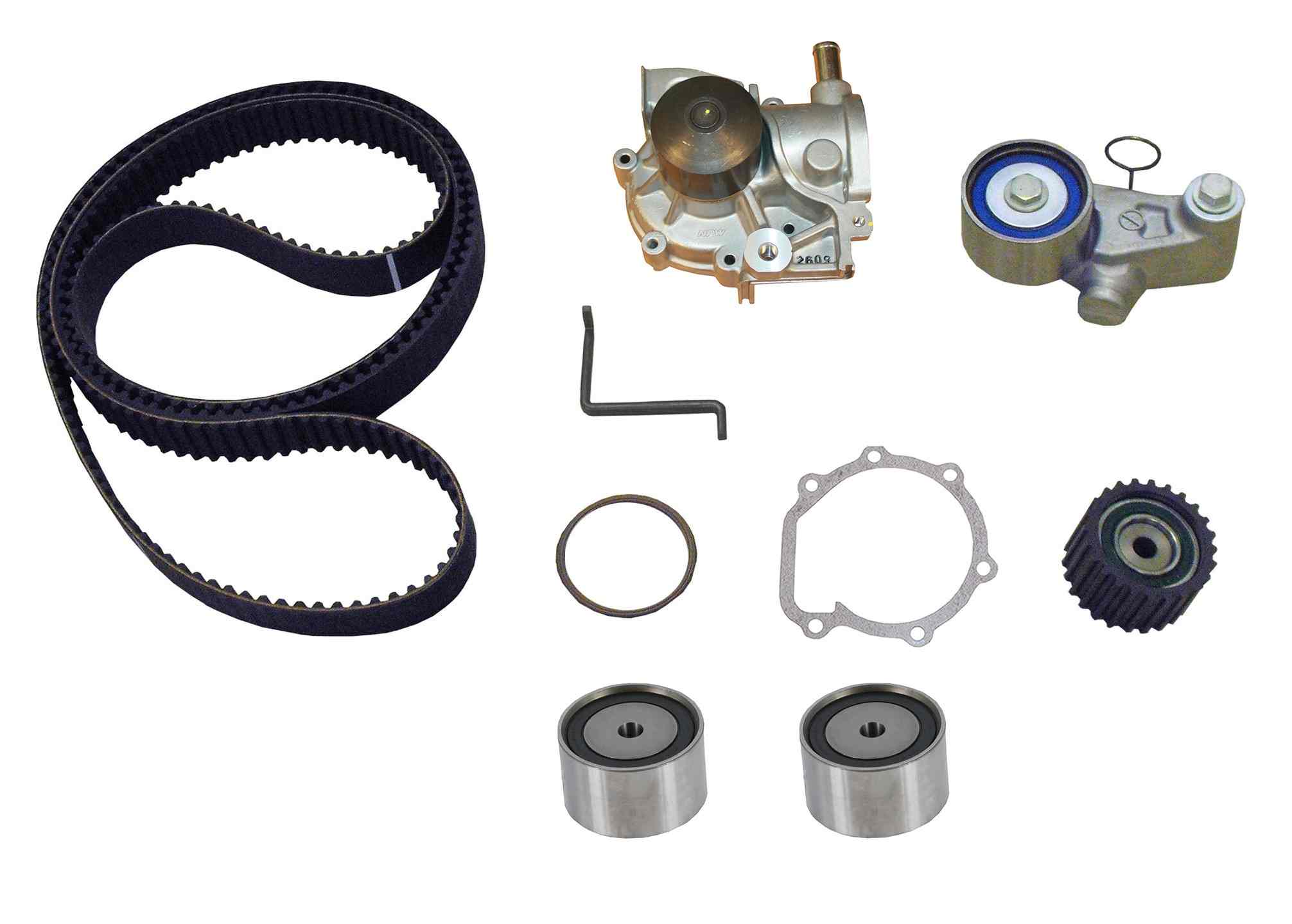 Continental Engine Timing Belt Kit with Water Pump  top view frsport TB277LK2