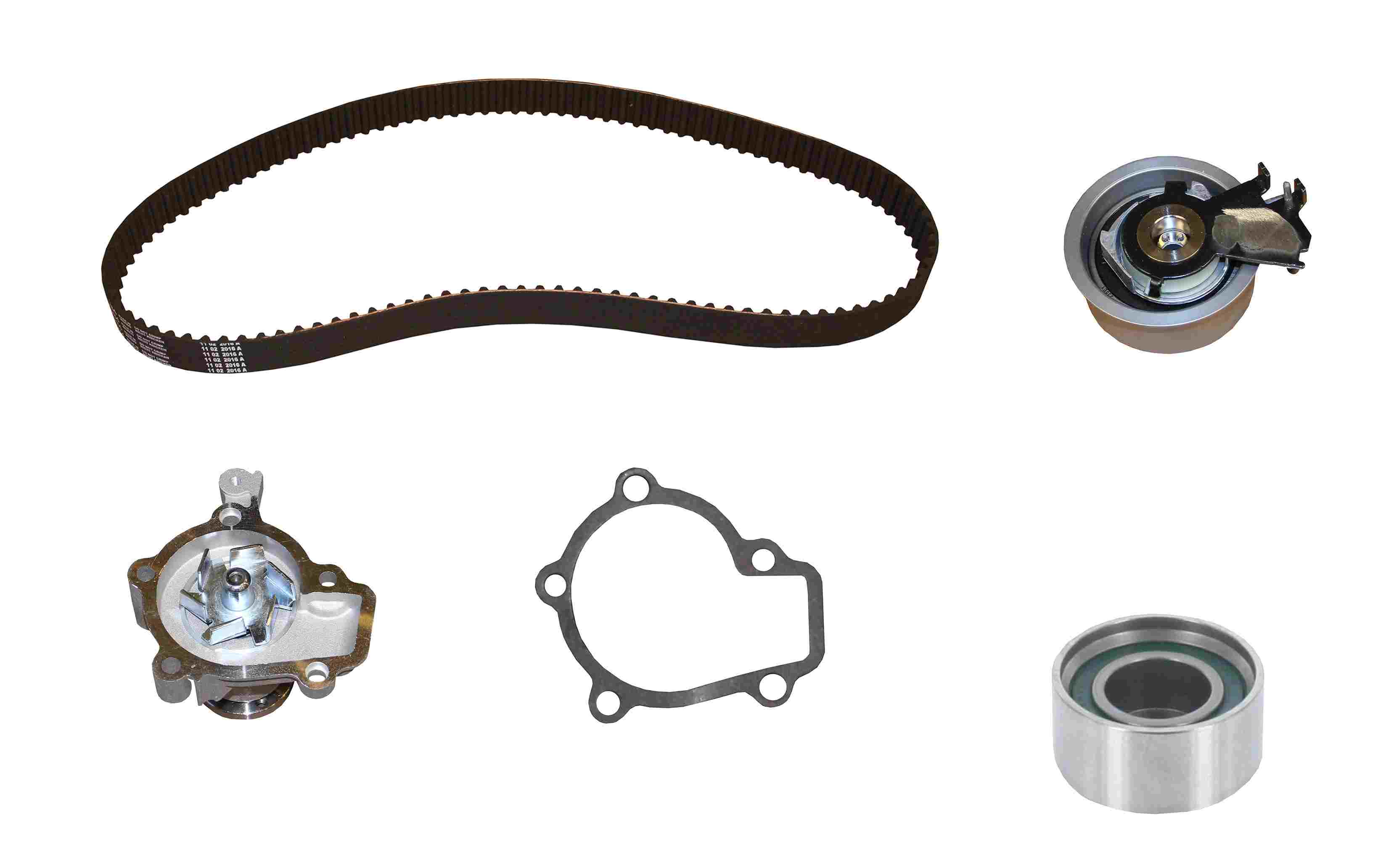 continental engine timing belt kit with water pump  frsport tb284lk2