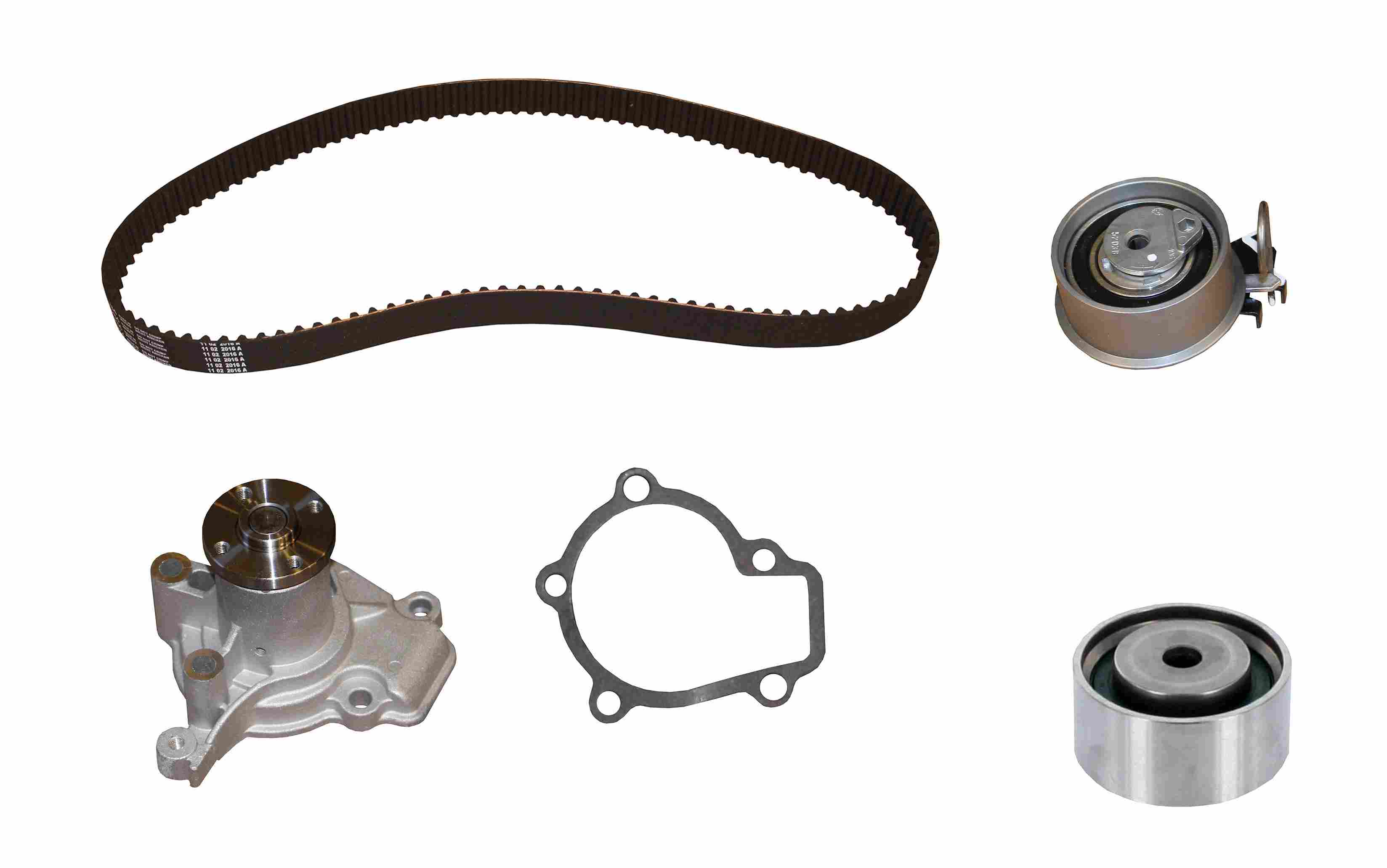 Continental Engine Timing Belt Kit with Water Pump  top view frsport TB284LK2