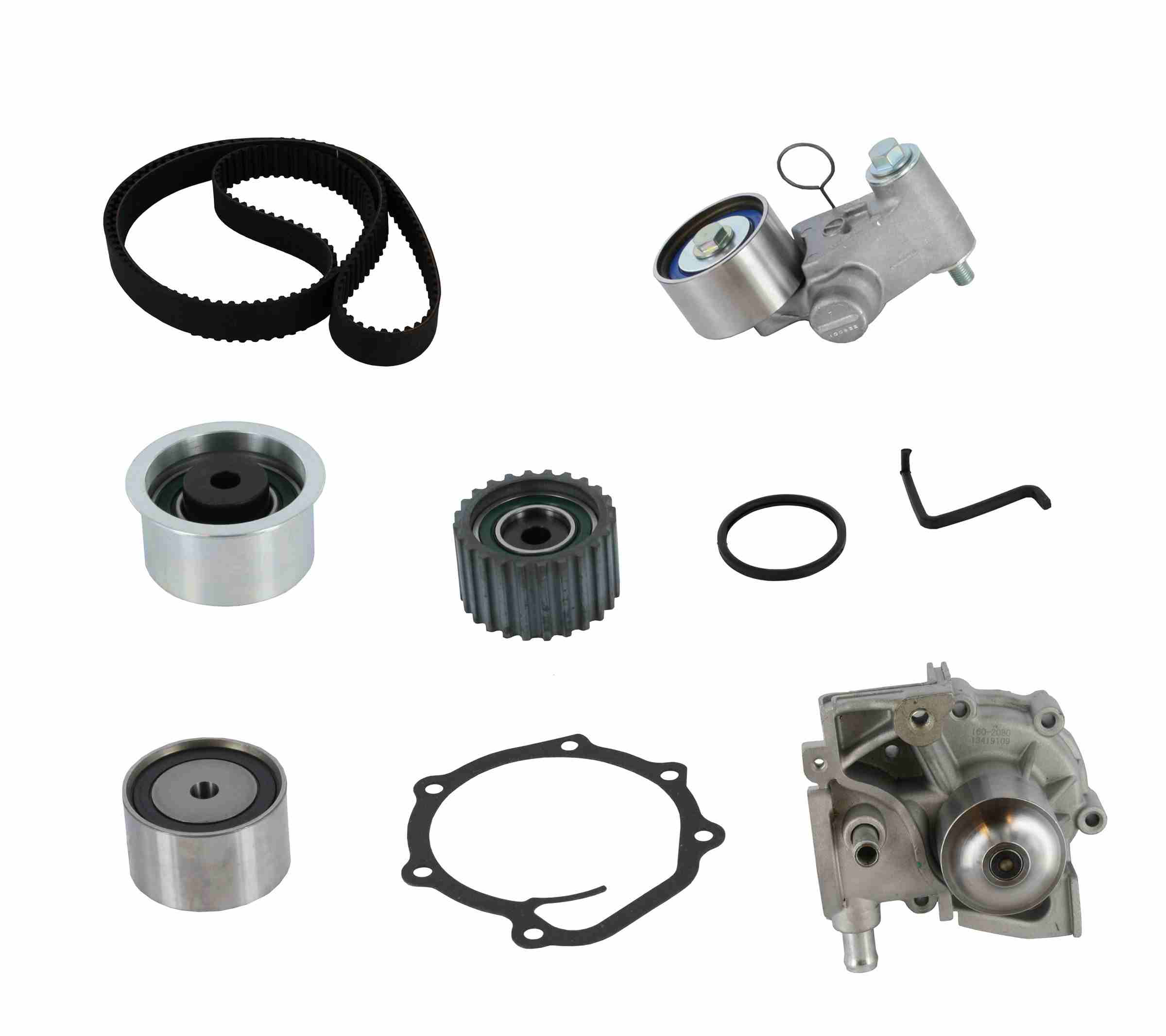 Continental Engine Timing Belt Kit with Water Pump  top view frsport TB304LK2