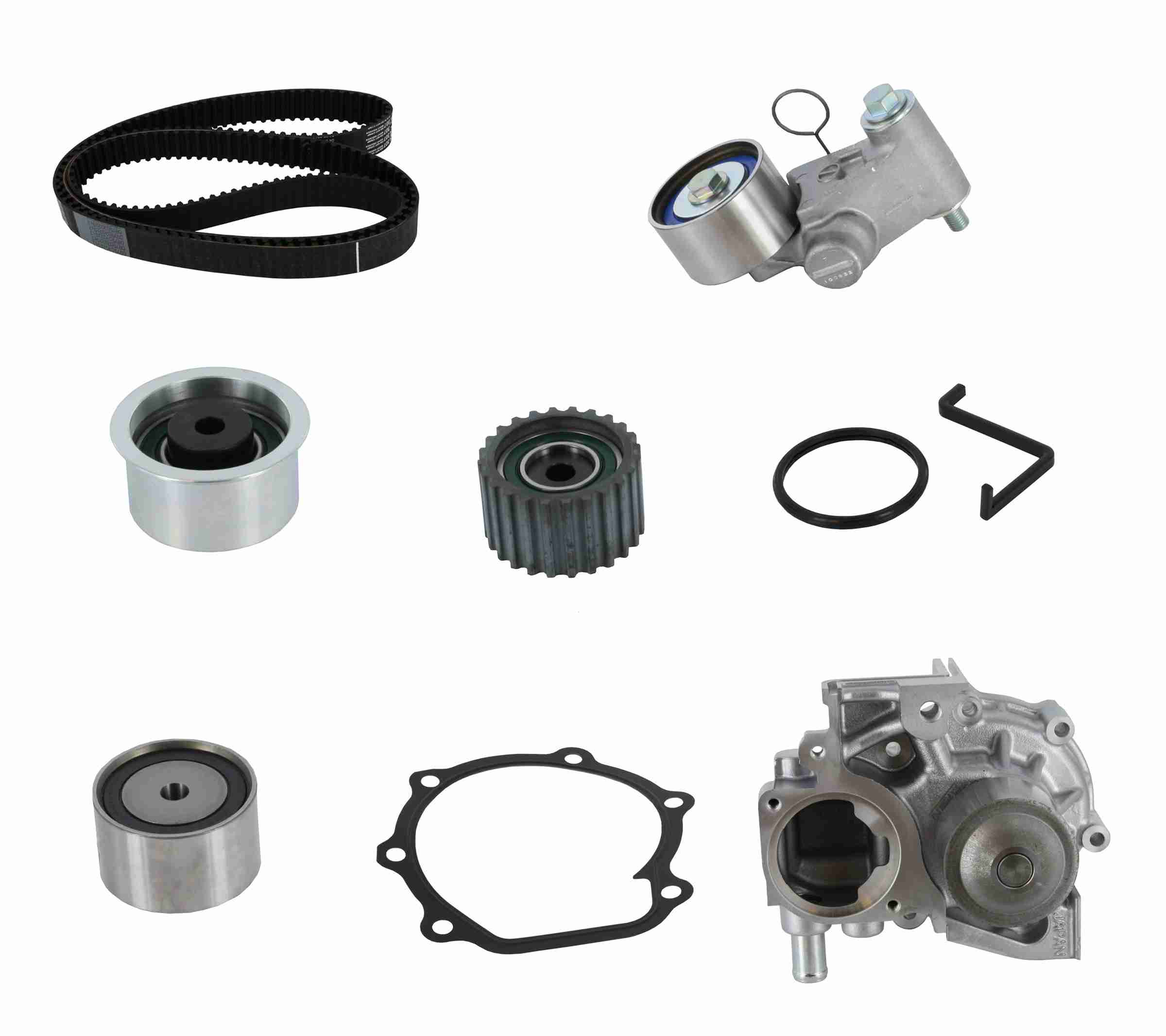 Continental Engine Timing Belt Kit with Water Pump  top view frsport TB307LK2