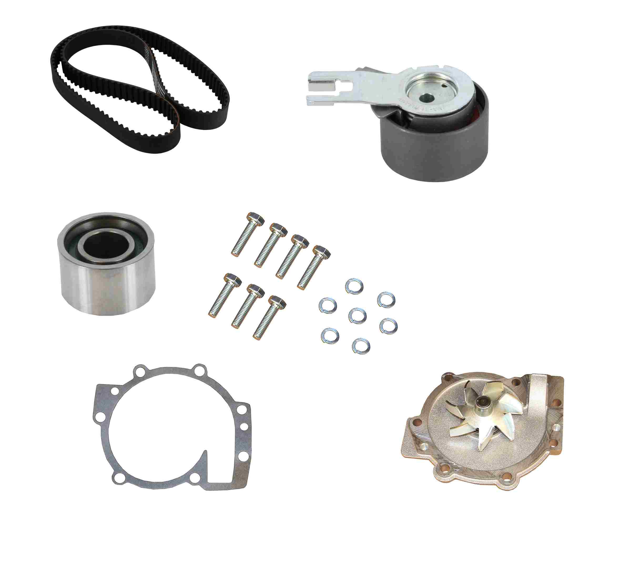 continental engine timing belt kit with water pump  frsport tb319lk2