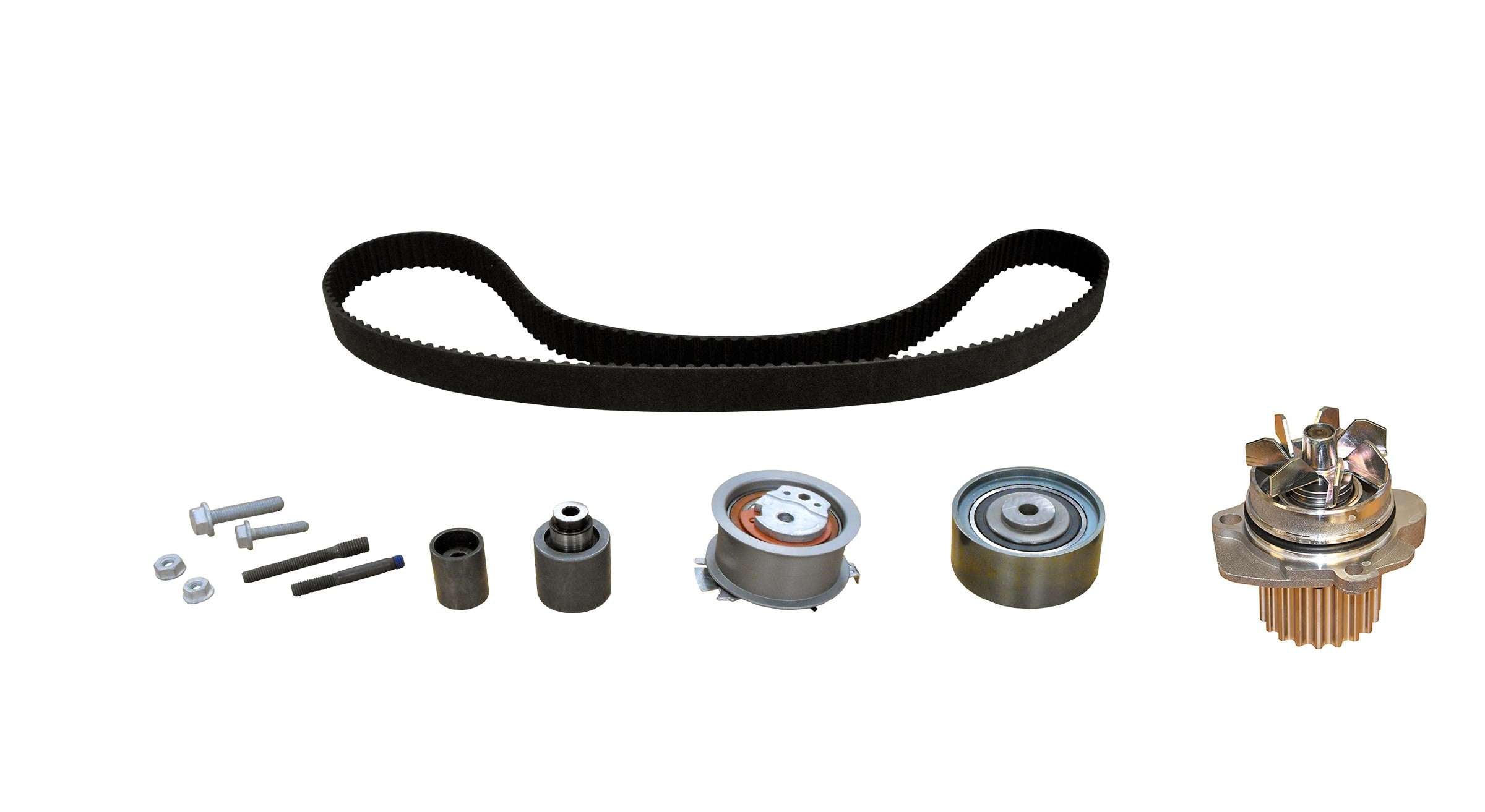 Continental Engine Timing Belt Kit with Water Pump  top view frsport TB342LK1-MI