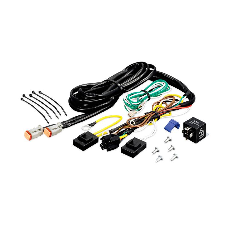 KC HiLiTES Add-On Wiring Harness for 6315 (Runs 1-2 Extra Lights/Relay Included) 6316 Main Image