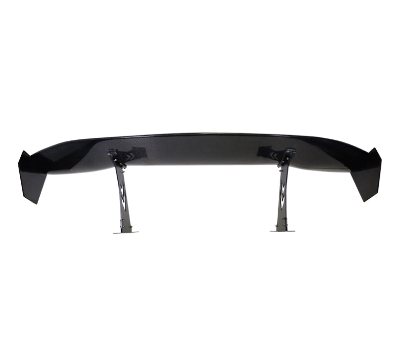 NRG Carbon Fiber Spoiler - Universal (69in.) w/NRG Logo / Stand Cut Out / Large Side Plate CARB-A691NRG