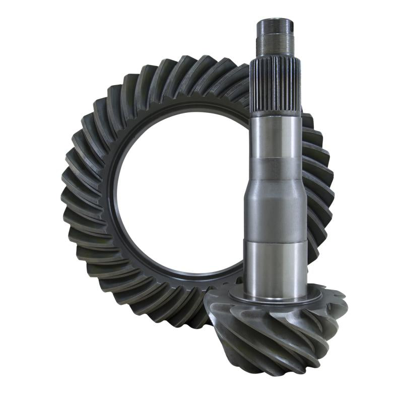 Yukon Gear High Performance Gear Set For 10 & Down Ford 10.5in in a 4.56 Ratio - 37 Spline Pinion YG F10.5-456-37 Main Image