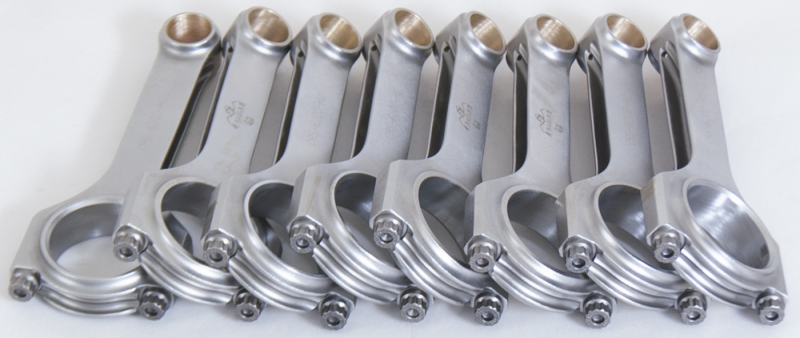 Eagle Chevrolet Small Block H-Beam Connecting Rods w/ ARP L19 Bolts (Set of 8) CRS6200B3DL19