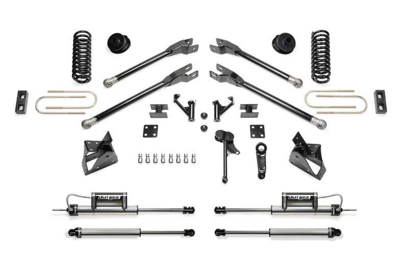 Fabtech 13-18 Ram 3500 4WD 5in 4 Link System w/DL Shocks K3089DL Main Image