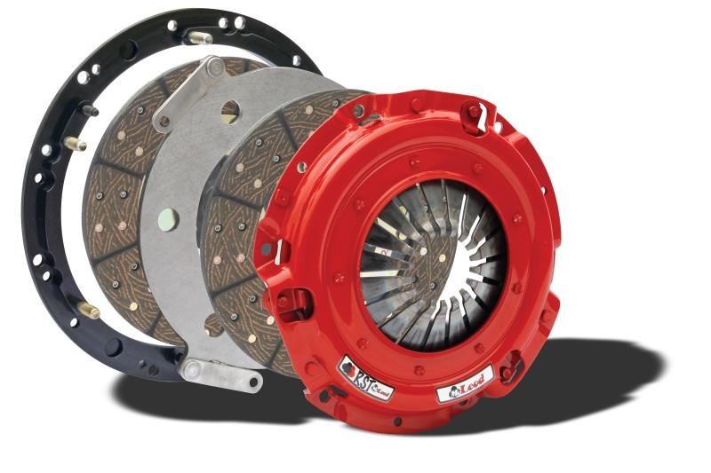 McLeod RXT Twin Disc Clutch Kit 18-19 Ford Mustang GT 1 x 23 Spline 0 Bal w/164T 8 Bolt AL Flywheel 6333825 Main Image