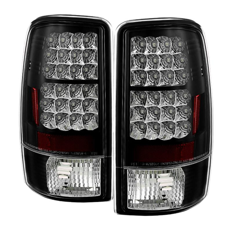 Spyder Chevy Suburban/Tahoe 1500/2500 00-06/GMC Yukon LED Tail Lights Black ALT-YD-CD00-LED-BK 5001528 Main Image