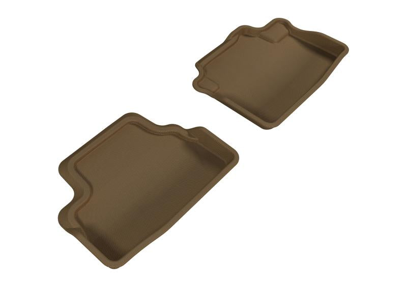 3D MAXpider 2008-2012 Honda Accord Coupe Kagu 2nd Row Floormats - Tan L1HD05921502 Main Image